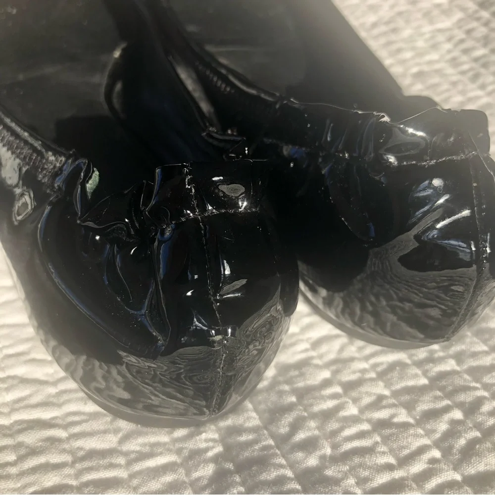 Tory Burch Patent Leather Reva Flat - Picture 7 of 8